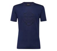 Billionaire - T-Shirt Lion Col Rond - Homme - Tops - Bleu - Taille: S