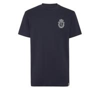 Billionaire - T-Shirt Ras du Cou Brodé Crest - Homme - Tops - Bleu - Taille: S