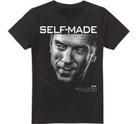 Billions - T-shirt "Self Made" pour homme TV7182 (5XL) (Noir)