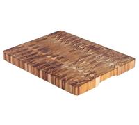 Billot de boucher en bois de teck FSC 50x38x4cm. (XL)