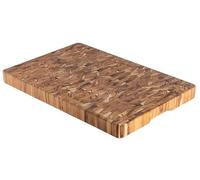 Billot de boucher en bois de teck FSC 60x40x4,5cm. (XXL)