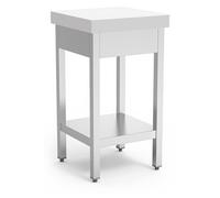 Billot de Boucher en Polyéthylène Blanc et Inox Modèle Advanced Fricosmos G