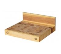 Plateau de billot en bois de bout - 500 x 600 x h. 80 mm OUTIFRANCE