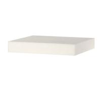 HENDI Billot en polyéthylène haute densité, sans piètement, bloc planche à découper, grand bloc de boucher, bloc de cuisine solide pour couper la viande, le fromage, le poisson, 500x400x(H)80mm, blanc