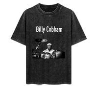 Billy Cobham T-Shirt Printed Tee Graphic Top for Men Black Shirt M