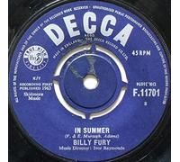 BILLY FURY - IN SUMMER / I'LL NEVER FALL IN LOVE AGAIN - 7 inch vinyl / 45
