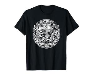 Billy Hill's Original Moonshine Whiskey Brûleur Noir T-Shirt