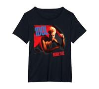 Billy Idol Couverture d'album Rebel Yell T-Shirt, Femme Grandes Tailles, Noir, 3X