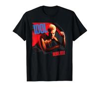 Billy Idol Couverture d'album Rebel Yell T-Shirt, Homme, Noir, M