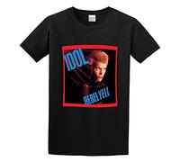 Billy Idol Rebel Yell Men's T-Shirt Unisex Black Men Tees L