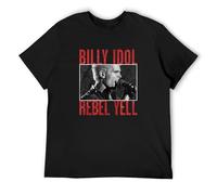 Billy Idol Rebel Yell Men's T-Shirt Unisex Black Men Tees M