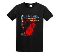 Billy Idol Shock to The System Men's T-Shirt Unisex Black Men Tees L