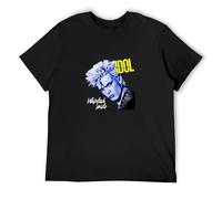 Billy Idol Whiplash Smile Album Cover Men's T-Shirt Unisex Black Men Tees L