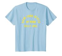 Billy Joel - New York State of Mind T-Shirt, Enfant, Bleu Céleste, 12 Ans