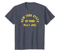 Billy Joel - New York State of Mind T-Shirt, Enfant, Bleu Chiné, 3 Ans
