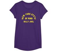 Billy Joel - New York State of Mind T-Shirt, Fille, Violet, S
