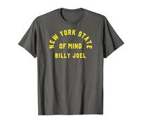 Billy Joel - New York State of Mind T-Shirt, Homme, Asphalte, 4XL