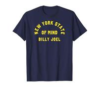 Billy Joel - New York State of Mind T-Shirt, Homme, Bleu Marine, XL