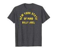Billy Joel - New York State of Mind T-Shirt, Homme, Chiné Foncé, 6XL