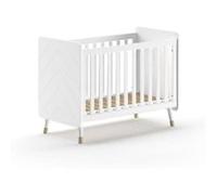 Billy Lit Bebe 60x120 Cm Satin Blanc Blanc G
