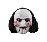Masque Billy Puppet Saw™ En Latex Adulte - Blanc or
