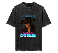 Billy Ray Cyrus Unisex T-Shirt Black Mens Top Tee L