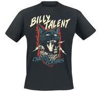 Billy Talent Chaotic Flashes Homme T-Shirt Manches Courtes Noir L 100% Coton Regular/Coupe Standard