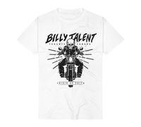 Billy Talent Ghostfaith Killah Homme T-Shirt Manches Courtes Blanc 100% Coton Regular