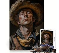 Billy The Kid, Le Cowboy Puzzle de 1000 pièces pour Adultes, idéal pour se concentrer, s'entraîner, se détendre et Offrir Un Cadeau mémorable (50x75cm)