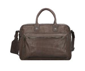Billy the Kid Nasty Cowboys Franklin Porte-documents en cuir 40 cm Compartiment pour ordinateur portable gris
