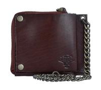 Billy the Kid Nasty Cowboys Portefeuille à chaîne en cuir 12,5 cm brun