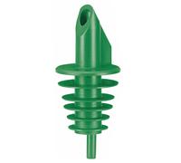 BILLY - verseur en plastique pour bouteilles de 0,5 à 1,5 litre - vert - avec 5 lamelles