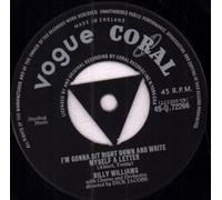 BILLY WILLIAMS - i'm gonna sit right down and write myself a letter 45 rpm single