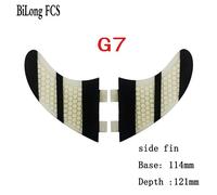 BiLong FCS-Palmes jumelles multi-taille,produit de dédouanement,pour planche de surf,longboard,accessoires latéraux,ensemble de 2 pièces - Type Chocolat