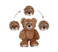 Bilou Grand Kit Peluche Émotions 4 Visages Magnétiques Interchangeables | Aide votre enfant à nommer et exprimer ses émotions