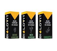 Bilovit Coffret d'huiles essentielles pour le nez qui coule - 3 pièces