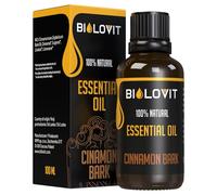 Bilovit Huile essentielle naturelle d’écorce de cannelle, 100% pure, huile parfumée, relaxation, aromathérapie, 100 ml