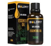 Bilovit Huile essentielle naturelle de thym 100% pure, huile parfumée, relaxation, aromathérapie, 100 ml