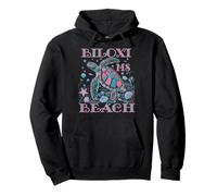 Biloxi Beach MS Turtle Lover Coloré Beach SOUVENIR Sweat à Capuche
