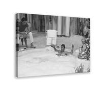 BILQAHT Affiche de film Scarface amusante sur toile pour salle de bain, chambre à coucher, bureau, chambre, cadeau 40 x 60 cm
