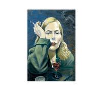 BILQAHT Joni Mitchell Poster sur toile « Both Sides Now » - Décoration pour chambre à coucher, bureau, chambre - Cadeau idéal - 20 x 30 cm