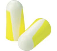 Bilsom 303S Protection Auditive de 50 paires de bouchons d'oreilles en mousse de polyuréthane jaunes, anti-bruit, SNR 33 dB, réutilisables