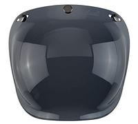 Biltwell Bubble Shield Fumé - Anti-buée, résistant aux rayures, résistant aux UV/A et aux UV