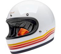 Biltwell Gringo Sunset Spectrum, casque intégral S Blanc/Rouge/Orange/Jaune Blanc/Rouge/Orange/Jaune