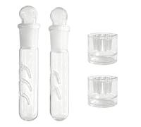 Biluer Lot de 4 pièges à escargots d'aquarium comprenant un attrape-escargots avec deux trous, un récupérateur avec trois trous et un et deux attrape-limaces avec huit trous