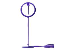 BILY Lampe de bureau LED, couleur Violet, Port USB, lampe ultra légère avec 3 intensités d'éclairage