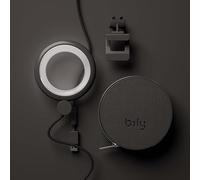 BILY Lampe de lecture rechargeable, Led, peut se porter autour du cou, 3 niveaux de luminosité