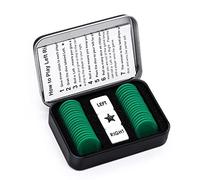 Bilywey Jeu de dés centraux gauche et droit avec 3 dés + 36 jetons (vert)