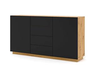 BIM Furniture Commode Aura 2D4S Buffet Haut 164 cm