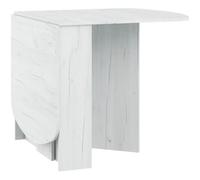 BIM Furniture Homi Mini 2 Table de salle à manger extensible avec rangement et tiroir, gain de place pour petite cuisine, 150 x 80 x 75 cm, blanc